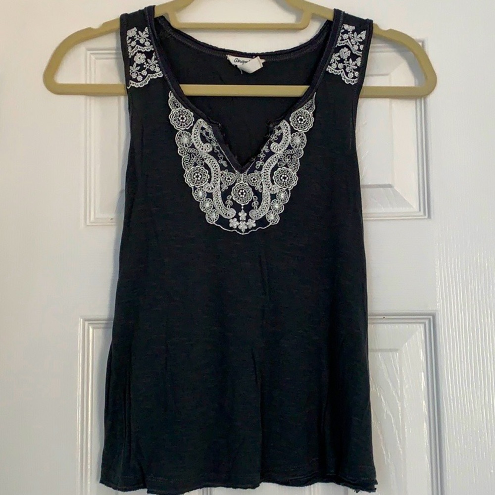 Aeropostale Embroidered Tank